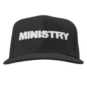 Ministry Store Merch Digital Logo Snapback Hat Black
