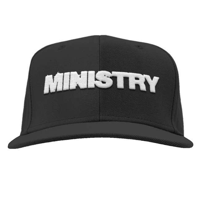 Ministry Store Merch Digital Logo Snapback Hat Black