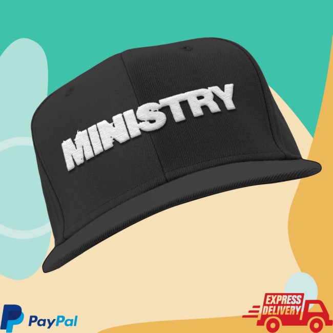 Ministry Store Merch Digital Logo Snapback Hat (Black)