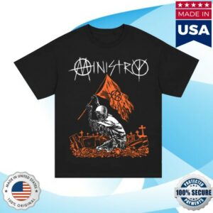 Ministry Store Merch Flag Waver Shirt (Black)