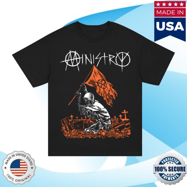 Ministry Store Merch Flag Waver Shirt (Black)