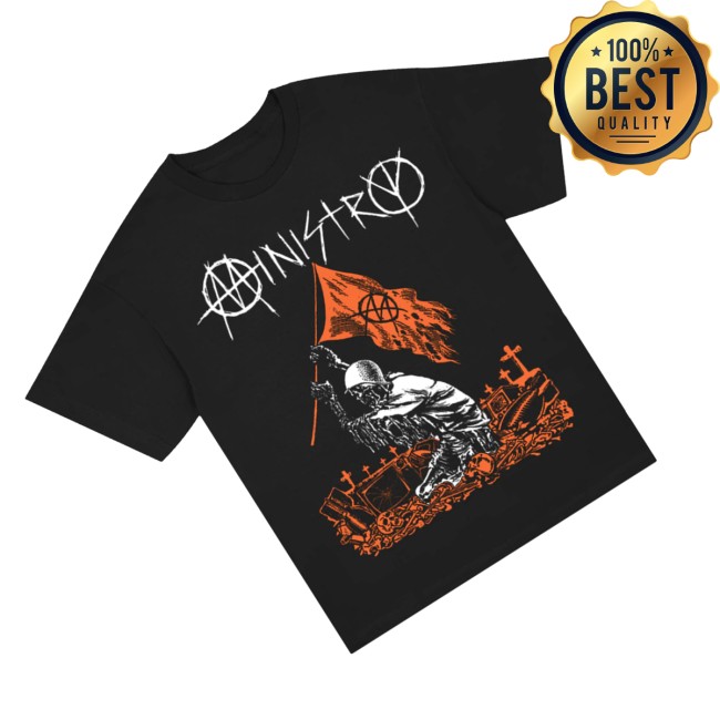 Ministry Store Merch Flag Waver Shirt (Black)