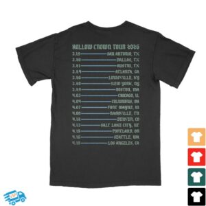 Missio Store Merch 2026 Hollow Crown Tour Shirt