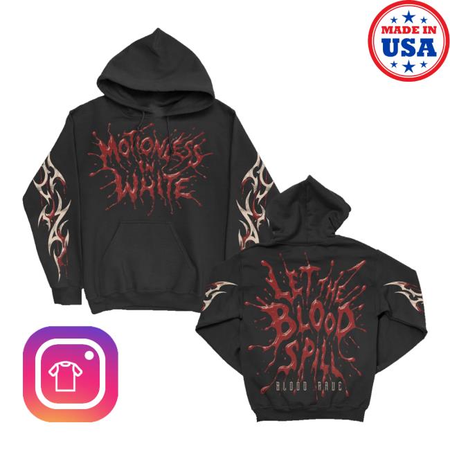 Motionless In White Shop Let The Blood Spill Hoodie