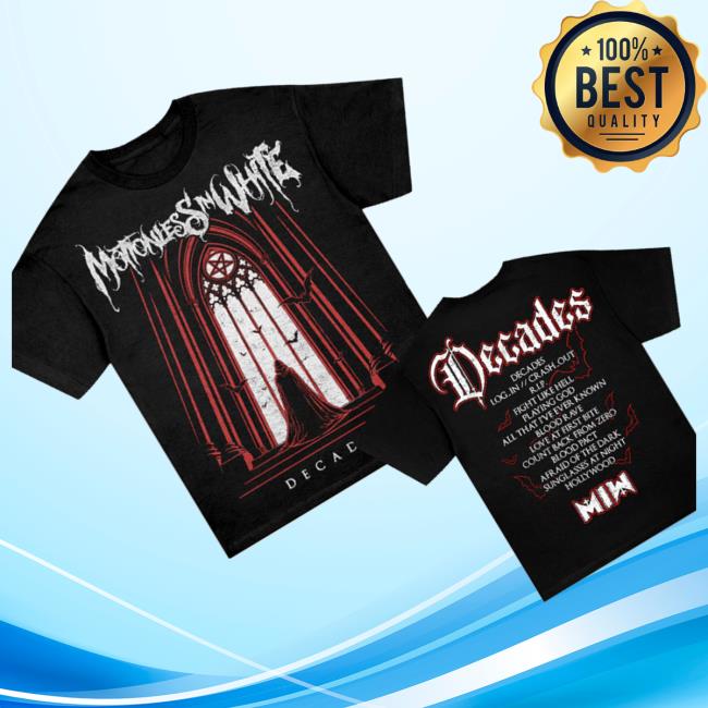 Motionless In White Shop Tracklist Tour Dates Shirt