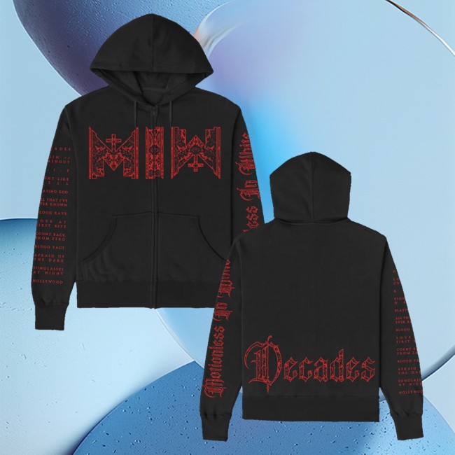Motionless In White Store Merch Decades Zip-Hood
