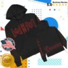 Motionless In White Store Merch Decades Zip Up Hoodie (Black)
