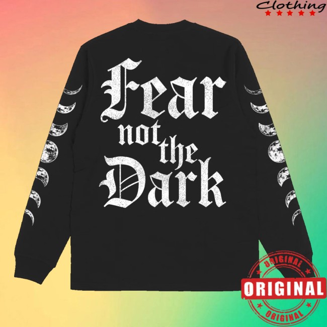 Motionless In White Store Merch Fear Not The Dark(Side) Long Sleeve (Black)