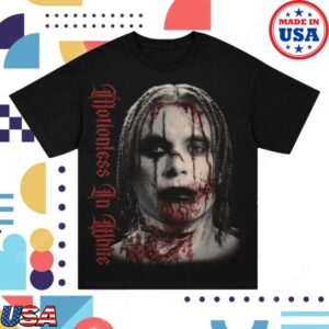 Motionless In White Store Merch Justin Decades T-Shirt Black