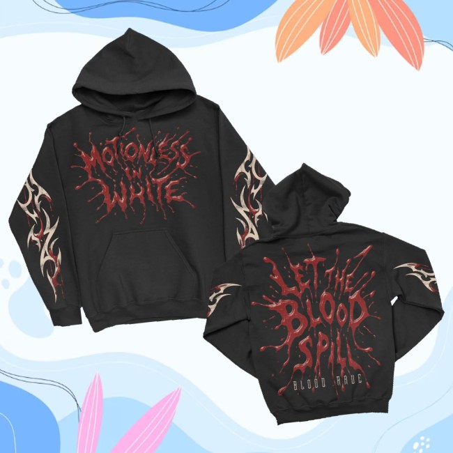 Motionless In White Store Merch Let The Blood Spill Hoodie