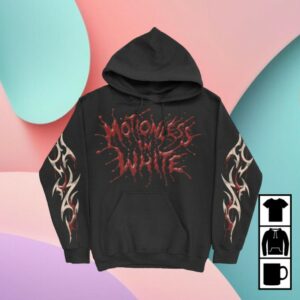 Motionless In White Store Merch Let The Blood Spill Pullover Hoodie (Black)