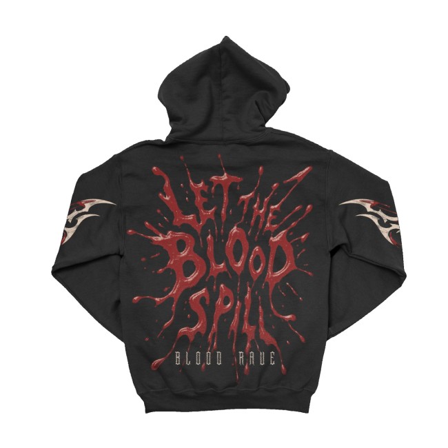 Motionless In White Store Merch Let The Blood Spill Pullover Hoodie (Black)