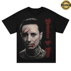 Motionless In White Store Merch Ricky Decades T-Shirt Black