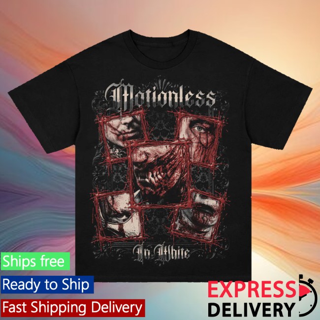 Motionless In White Store Merch Torn By Time Collage T-Shirt