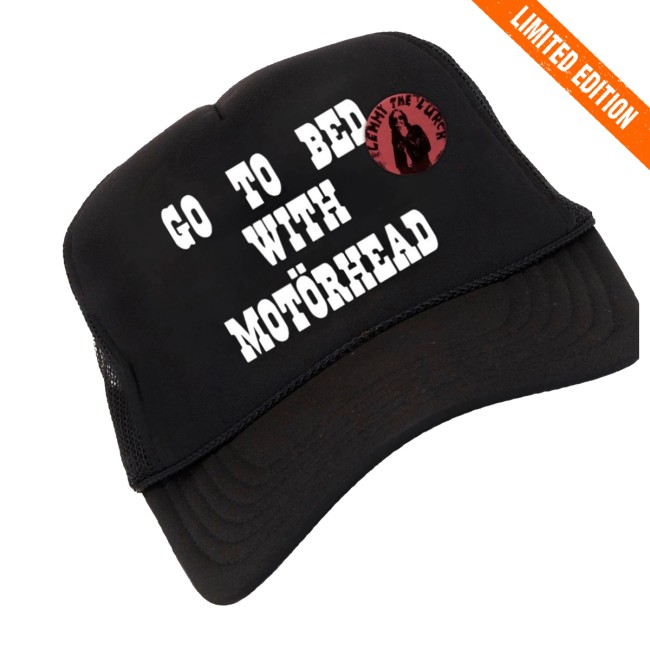 Motorhead Store Merch Go To Bed Hat With Lemmy Badge