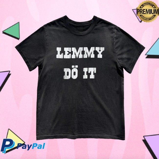 Motorhead Store Merch Lemmy Do It Tee