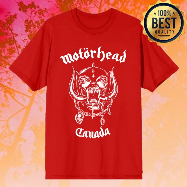 Motorhead Store Merch World Cup Canada Tee