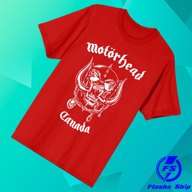 Motorhead Store Merch World Cup Canada Tee