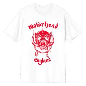 Motorhead Store Merch World Cup England Tee