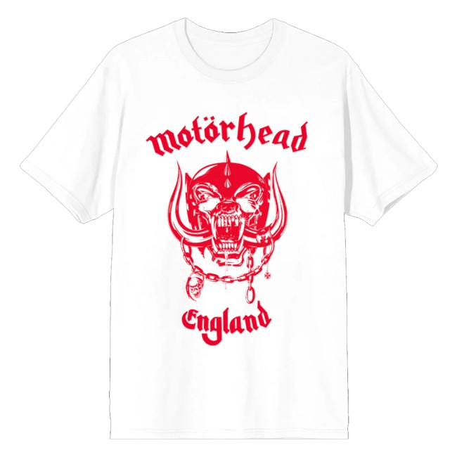 Motorhead Store Merch World Cup England Tee