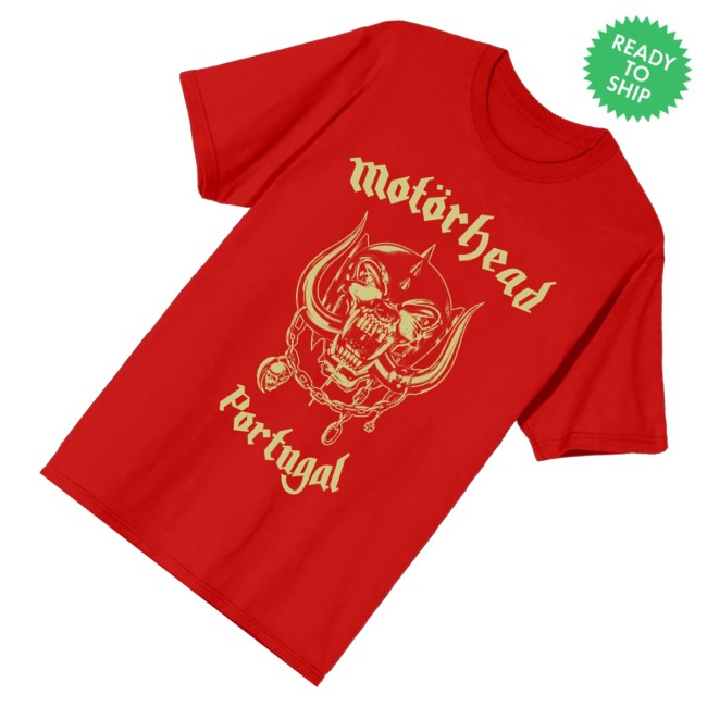 Motorhead Store Merch World Cup Portugal Tee