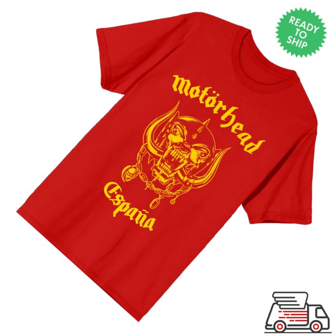 Motorhead Store Merch World Cup Spain Tee