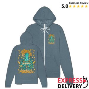 My Morning Jacket Merch Shop Tentacles Zip Up Hoodie