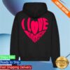 Neon Merch Store I Love Boosters Heart Hoodie