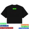 Neon Merch Store Store I Love Boosters Cropped T-Shirt