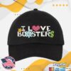 Neon Store Merch I Love Boosters Baseball Hat Black 7 Neon Store Merch I Love Boosters Baseball Hat Black