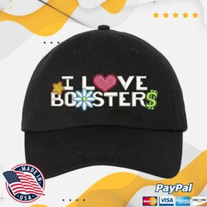 Neon Store Merch I Love Boosters Baseball Hat Black