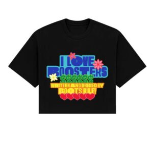 Neon Store Merch I Love Boosters Cropped Shirt