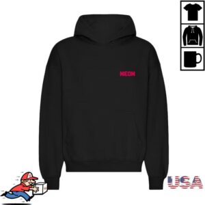 Neon Store Merch I Love Boosters Heart Hoodie