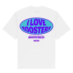 Neon Store Merch I Love Boosters Rainbow Eye Shirt