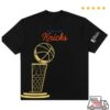 New York Knicks Merch Shop Knicks 2026 Finals Chainstitch Trophy Heavyweight Tee