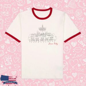 Niall Horan Merch Shop Store Dinner Party Ringer Tee