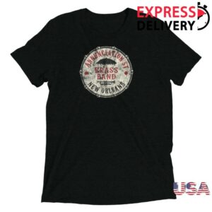 Nola Republic Tshirt Co Merch Store Annunciation St. Brass Band Unisex Tri-Blend T-Shirt