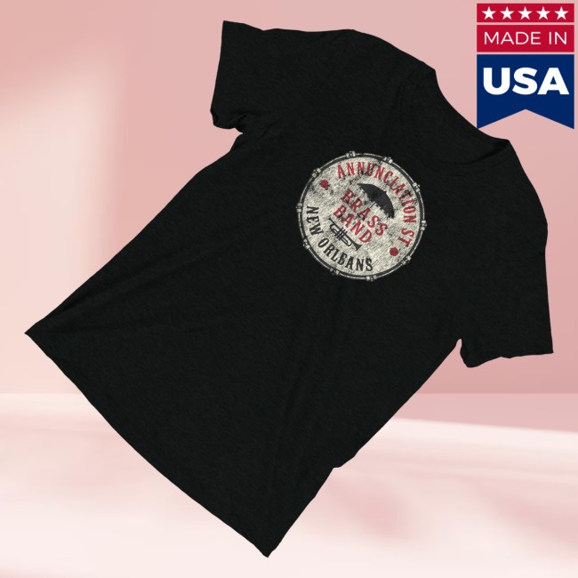 Nola Republic Tshirt Co Merch Store Annunciation St. Brass Band Unisex Tri-Blend T-Shirt