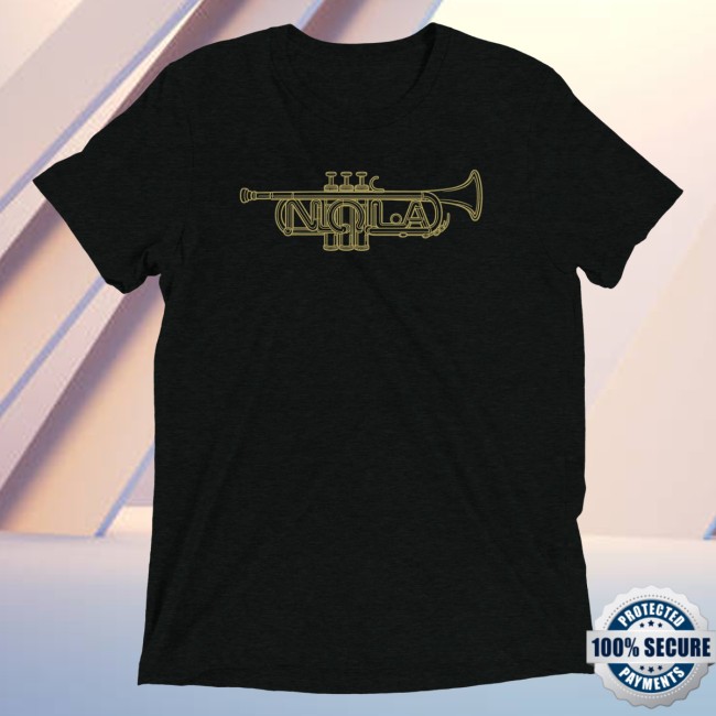 Nola Republic Tshirt Co Merch Store Nola Trumpet Unisex Tri-Blend T-Shirt