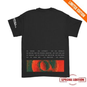 Nomad Store Merch Animals As Leaders The Joy Of Motion Track List Black Shirt
