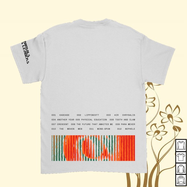 Nomad Store Merch Animals As Leaders The Joy Of Motion Track List White Shirt