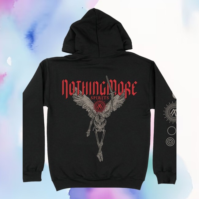 Nothing More Store Merch Spirits Album Cover Hoodie