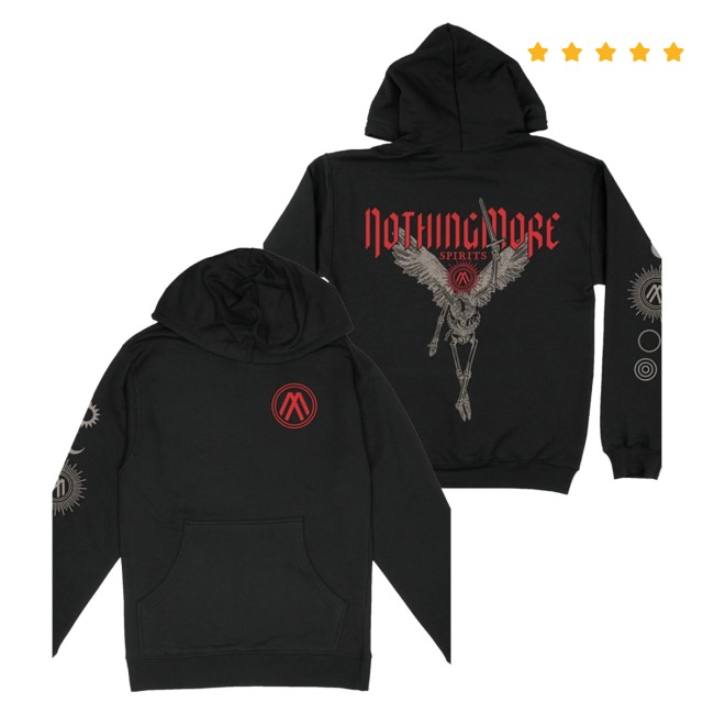 Nothing More Store Merch Spirits Album Cover Hoodie