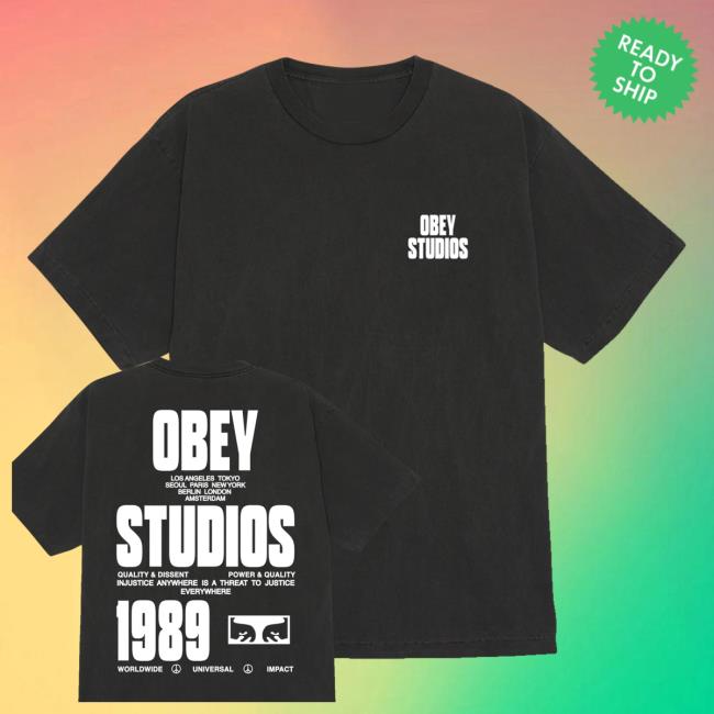 Obey Clothing Merch Shop Store Stamped Pigment Shirt