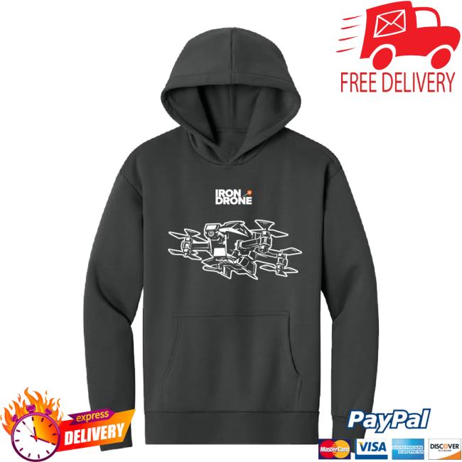 Ondas Merch Shop Store Iron Drone Hoodie