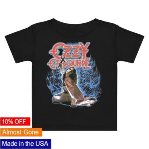 Ozzy Osbourne Merch Store Lightning Blizzard Toddler Tee Shirt