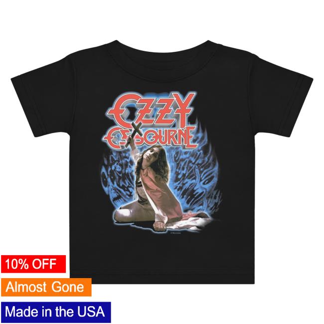 Ozzy Osbourne Merch Store Lightning Blizzard Toddler Tee Shirt