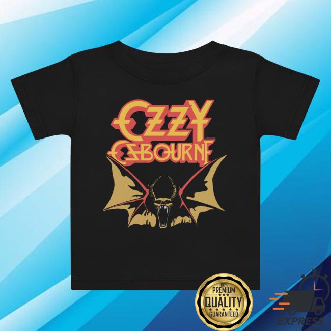 Ozzy Osbourne Shop Store Ozzy Bat Toddler Tee Shirt