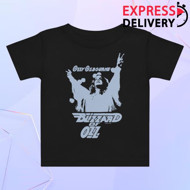 Ozzy Osbourne Merch Store Vintage Blizzard Of Ozz Toddler Tee Shirt