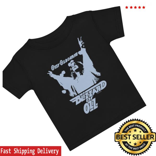 Ozzy Osbourne Merch Store Vintage Blizzard Of Ozz Toddler Tee Shirt